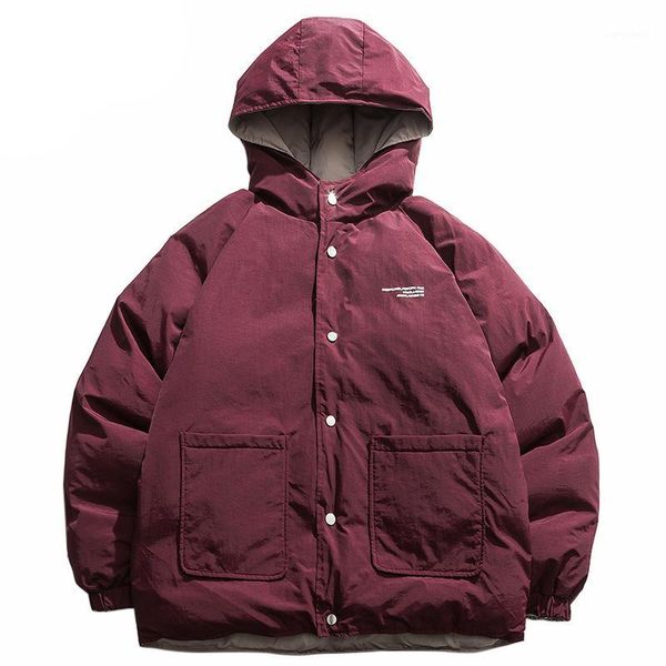 men's down & parkas harajuku puffer coat men winter japanese streetwear warm hooded hip hop reversible jacket parka outwear windbreaker, Black
men's down & parkas harajuku puffer coat men winter japanese streetwear warm hooded hip hop reversible jacket parka outwear windbreaker, Black
