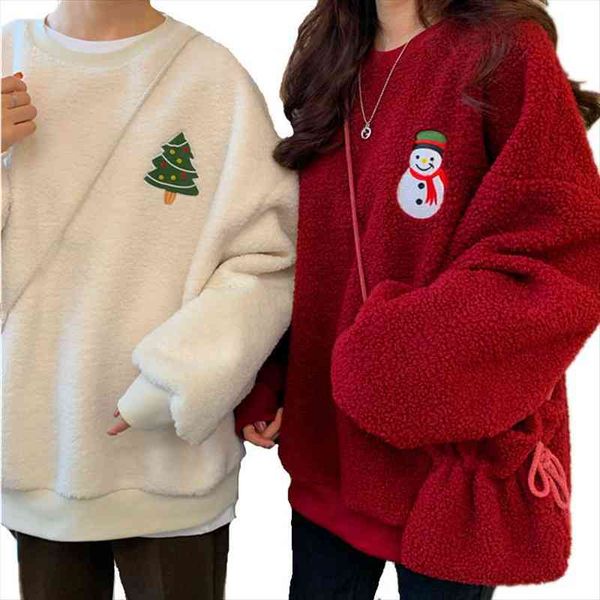 autumn winter casual oversized fluffy hoodie women christmas tree snowman embroidery fleece pullover sweatshirt matching bag, Black
autumn winter casual oversized fluffy hoodie women christmas tree snowman embroidery fleece pullover sweatshirt matching bag, Black
