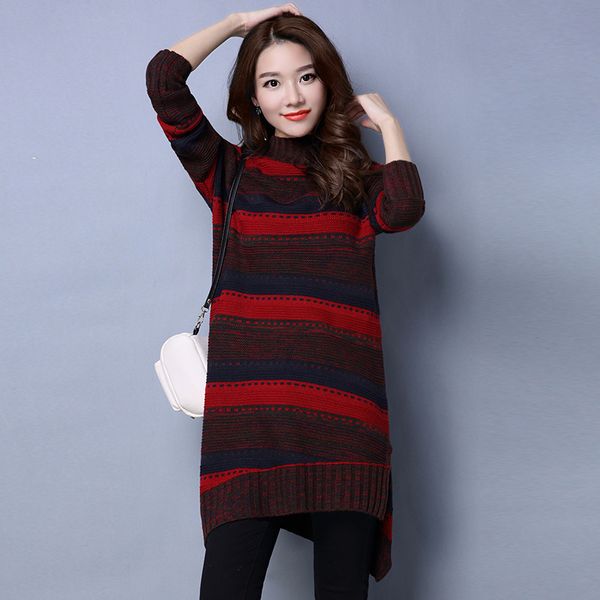 2021 new autumn winter fashion knitting nightgown high striped turtleneck women's casual pullover wool wxf602 iiac, White;black
2021 new autumn winter fashion knitting nightgown high striped turtleneck women's casual pullover wool wxf602 iiac, White;black