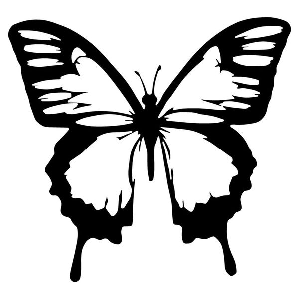 14.4*13.4cm classic butterfly vinyl car stickers cool car styling decal accessories black/silver s1-2910
14.4*13.4cm classic butterfly vinyl car stickers cool car styling decal accessories black/silver s1-2910