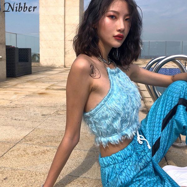 nibber furry halter zipper women crop blue yellow ladies leisure vacation tank hanging neck fashion wild camisole y200701, White
nibber furry halter zipper women crop blue yellow ladies leisure vacation tank hanging neck fashion wild camisole y200701, White
