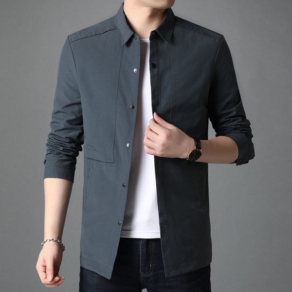 autumn 2020 new casual windbreaker lapel medium length fashion versatile men's coat thin, Tan;black
autumn 2020 new casual windbreaker lapel medium length fashion versatile men's coat thin, Tan;black