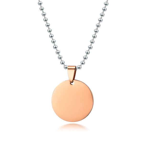 wholesale-round stainless steel pendant necklace metal blank designer necklace creative gift, Silver
wholesale-round stainless steel pendant necklace metal blank designer necklace creative gift, Silver