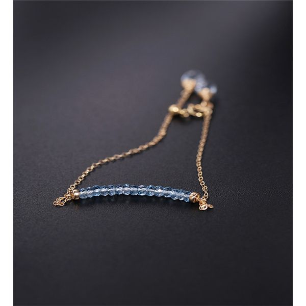 daimi sky blue z bracelet female gemstones genuine yellow 14k gold injection jewelry q1209, Black
daimi sky blue z bracelet female gemstones genuine yellow 14k gold injection jewelry q1209, Black