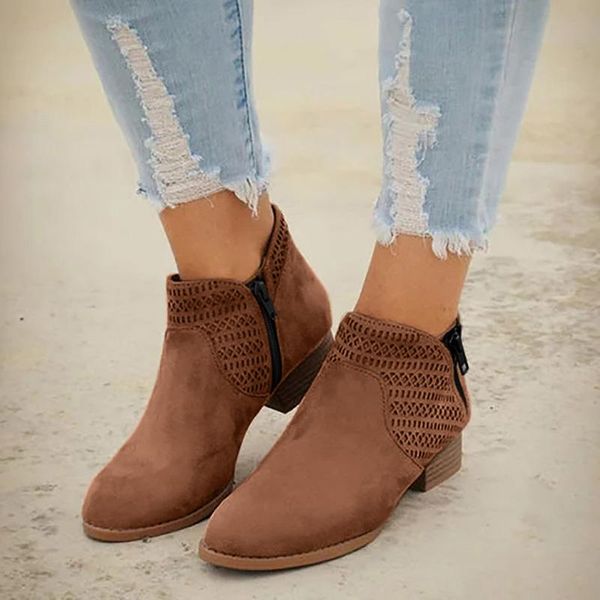boots women ankle autumn winter female shoes square heel for zipper solid color footwear pu bottes, Black
boots women ankle autumn winter female shoes square heel for zipper solid color footwear pu bottes, Black
