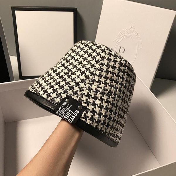 wide brim hats 2021 brand fashion fisherman hat spring autumn winter lattice women black plaid female tweed bucket, Blue;gray
wide brim hats 2021 brand fashion fisherman hat spring autumn winter lattice women black plaid female tweed bucket, Blue;gray