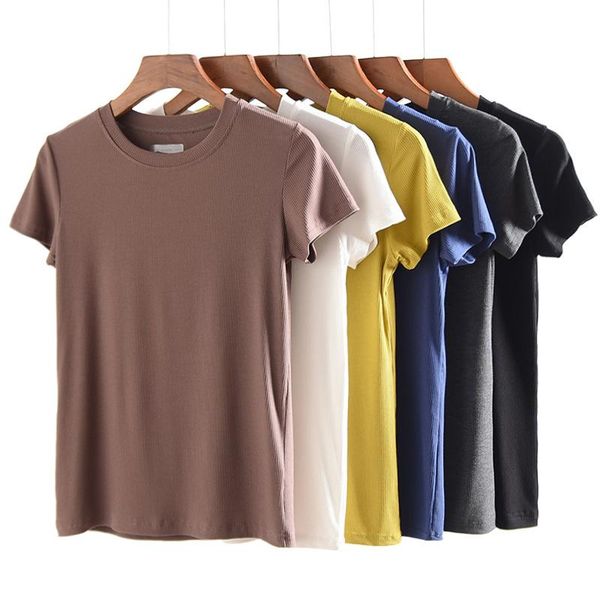 women's t-shirt summer basic solid women casual cotton o neck short sleeve tee-shirts female 2021 fashion -2xl, White
women's t-shirt summer basic solid women casual cotton o neck short sleeve tee-shirts female 2021 fashion -2xl, White