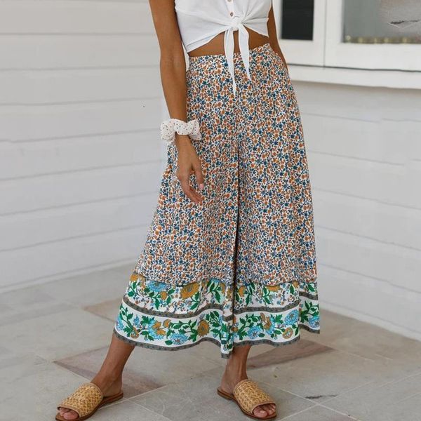summer beach trousers women floral printed boho long pant casual loose elastic waist ethnic style patchwork wide leg pants women, Black;white
summer beach trousers women floral printed boho long pant casual loose elastic waist ethnic style patchwork wide leg pants women, Black;white