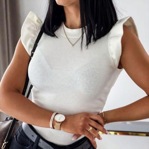 sleeveless ruffled women t shirts black white o neck slim summer female t shirt 2020 new streetwear solid casual ladies shirts
sleeveless ruffled women t shirts black white o neck slim summer female t shirt 2020 new streetwear solid casual ladies shirts