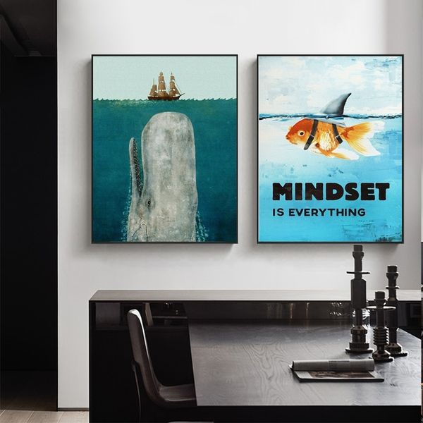 mindset is everything motivational quote poster prints shark fish canvas art oil painting wall art picture living room office home decor
mindset is everything motivational quote poster prints shark fish canvas art oil painting wall art picture living room office home decor