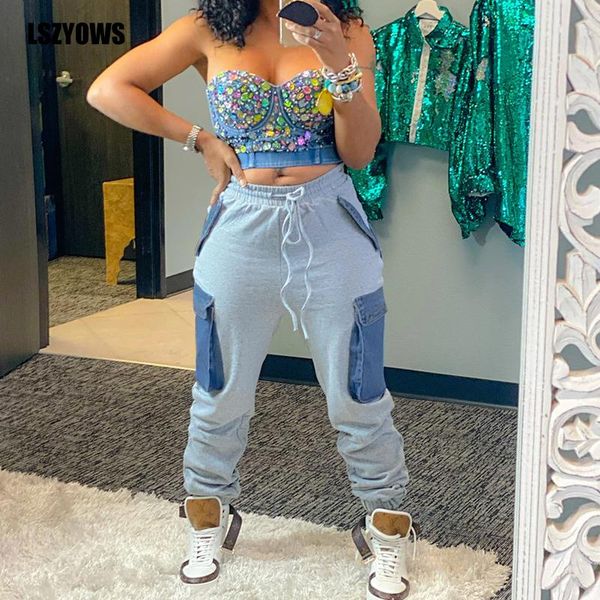 casual sport women pants drawstring high waist pockets patchwork cargo pants loose trousers joggers female sweatpants streetwear, Black;white
casual sport women pants drawstring high waist pockets patchwork cargo pants loose trousers joggers female sweatpants streetwear, Black;white