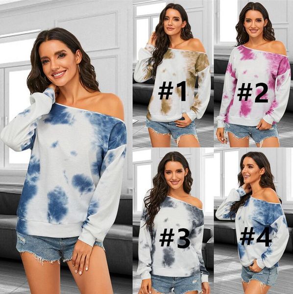 women designer clothes women tie-dye long sleeves off shoulders sweatershirt pullover winter fashion casual sweater cz111605, White
women designer clothes women tie-dye long sleeves off shoulders sweatershirt pullover winter fashion casual sweater cz111605, White