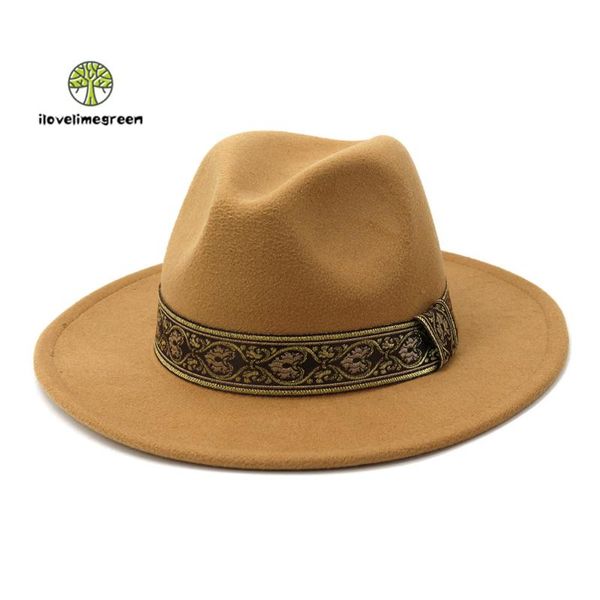 wide brim hats fashion flat woolen felt fedora hat autumn winter men women british classic jazz xl, Blue;gray
wide brim hats fashion flat woolen felt fedora hat autumn winter men women british classic jazz xl, Blue;gray