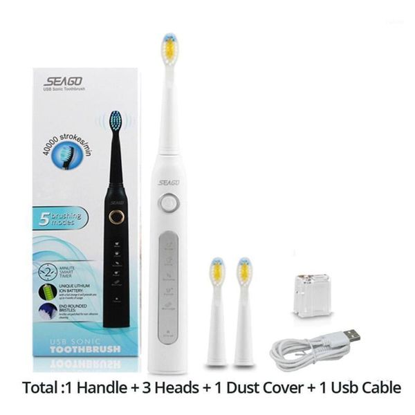 smart electric toothbrush seago sg-507 usb rechargeable sonic waterproof deep clean brush + 2 replacement heads1
smart electric toothbrush seago sg-507 usb rechargeable sonic waterproof deep clean brush + 2 replacement heads1