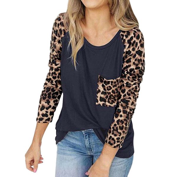 fashion women's loose wear new leopard pattern long sleeves fall casual t shirt female autumn tunic ladies' pullovers, White
fashion women's loose wear new leopard pattern long sleeves fall casual t shirt female autumn tunic ladies' pullovers, White