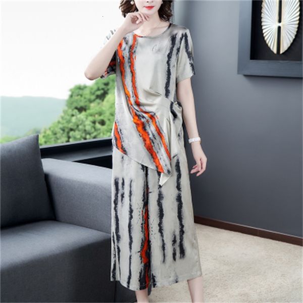 middle age two of women's striped pants wide leg vintage pantalon and haut femme match sets ajea, White
middle age two of women's striped pants wide leg vintage pantalon and haut femme match sets ajea, White