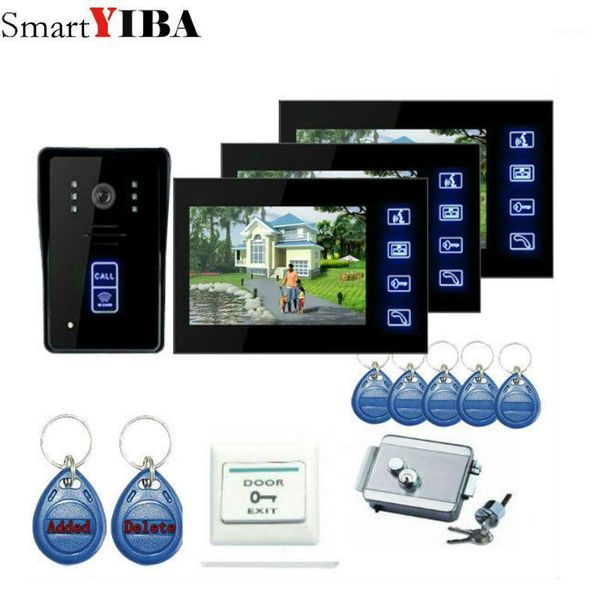video door phones smartyiba 3 house 7" color tft lcd intercom bell phone dual-way with 5pcs rfid id card1
video door phones smartyiba 3 house 7" color tft lcd intercom bell phone dual-way with 5pcs rfid id card1