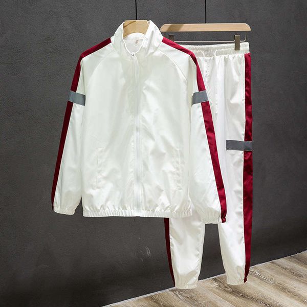 and autumn sports casual student's coat korean fashion jacket spring long sleeve cardigan two piece men's suit, Gray
and autumn sports casual student's coat korean fashion jacket spring long sleeve cardigan two piece men's suit, Gray