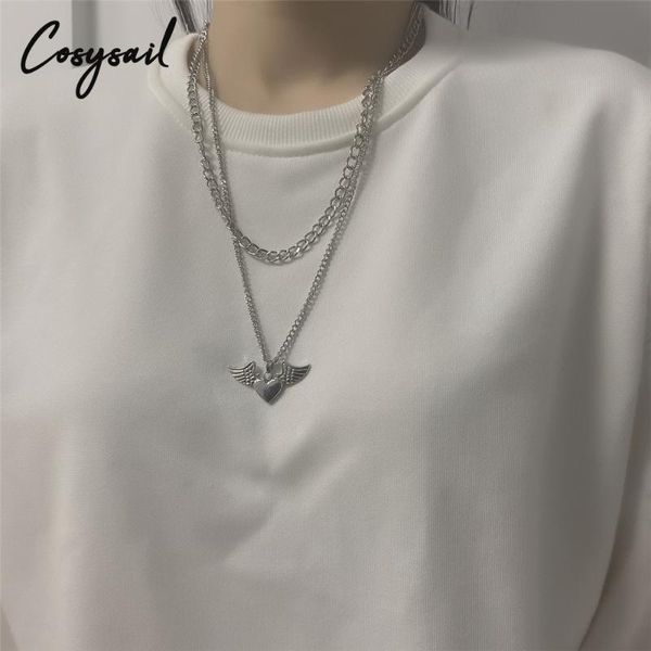 cosysail double-layer angel wing pendant necklace for women 2021 trendy long chain sweater necklace jewelry gifts, Golden;silver
cosysail double-layer angel wing pendant necklace for women 2021 trendy long chain sweater necklace jewelry gifts, Golden;silver