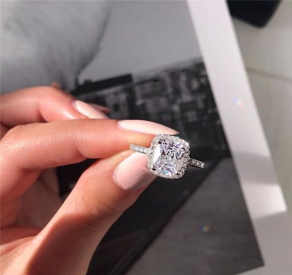 promise ring 925 sterling silver cushion cut 3ct diamond engagement wedding rings for womens fashion jewelry, Slivery;golden
promise ring 925 sterling silver cushion cut 3ct diamond engagement wedding rings for womens fashion jewelry, Slivery;golden