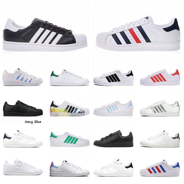 stan smith superstars mens womens casual shoes triple black oreo laser golden platform fashion sports sneakers flat trainers, White;red
stan smith superstars mens womens casual shoes triple black oreo laser golden platform fashion sports sneakers flat trainers, White;red