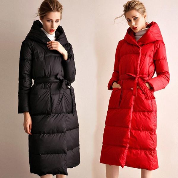 2020 winter white duck down coat parka warm women long jackets thick hooded lady jackets strap female warm coats1, Black
2020 winter white duck down coat parka warm women long jackets thick hooded lady jackets strap female warm coats1, Black