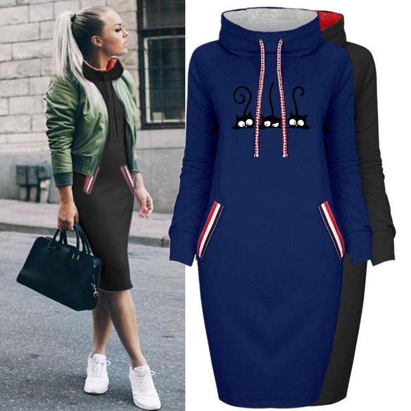 casual dresses woman bodycon dress kawaii cats print autumn vintage thin skinny sweatershirt pencil streetwear vestido, Black;gray
casual dresses woman bodycon dress kawaii cats print autumn vintage thin skinny sweatershirt pencil streetwear vestido, Black;gray