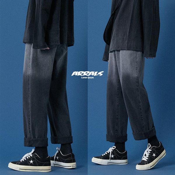 men's jeans autumn and winter straight loose casual pants korean version of the trend gradient mopping floor, Blue
men's jeans autumn and winter straight loose casual pants korean version of the trend gradient mopping floor, Blue