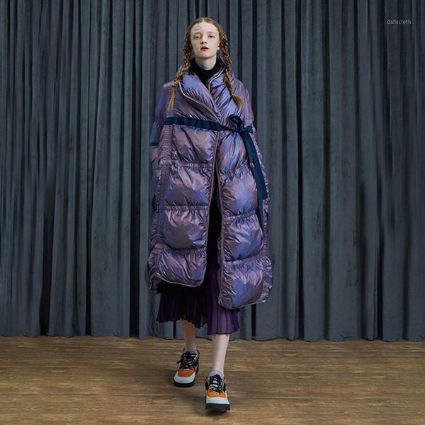 design autumn original winter women elegant purple long warm puffer jacket office lady casual loose down coat1, Black
design autumn original winter women elegant purple long warm puffer jacket office lady casual loose down coat1, Black