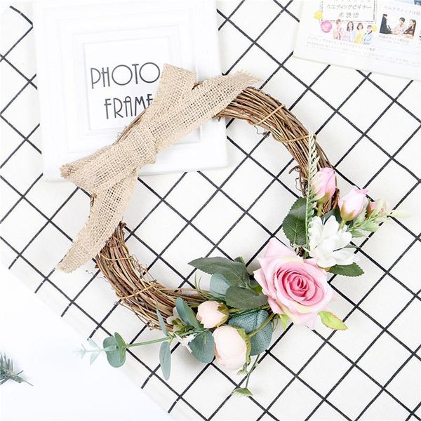 rose wreath artificial flowers wreath garland with burlap bow & green leaves for front door1
rose wreath artificial flowers wreath garland with burlap bow & green leaves for front door1
