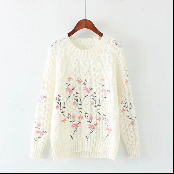 2021 autumn new japanese style sweet flower embroidery pullovers and sweaters warm knitwear student long sleeve pullover sweater, White;black
2021 autumn new japanese style sweet flower embroidery pullovers and sweaters warm knitwear student long sleeve pullover sweater, White;black