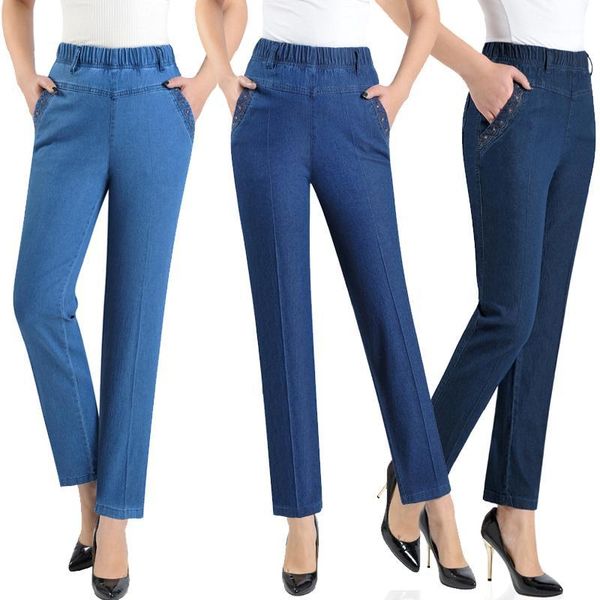 makuluya plus size women female spring autumn denim cotton all-match embroidered jeans ankle-length pants trousers all-match1, Blue
makuluya plus size women female spring autumn denim cotton all-match embroidered jeans ankle-length pants trousers all-match1, Blue