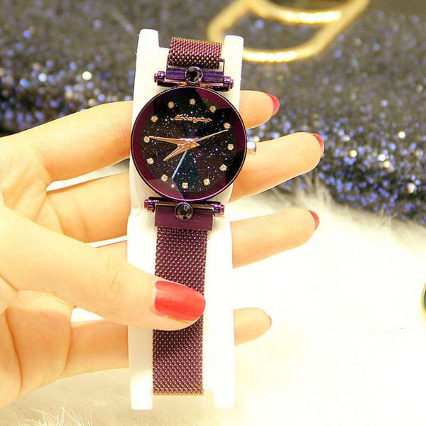 versatile edition new women's watch diamond korean inlaid star face quartz waterproof magnet mesh band fashion watch, Slivery;brown
versatile edition new women's watch diamond korean inlaid star face quartz waterproof magnet mesh band fashion watch, Slivery;brown