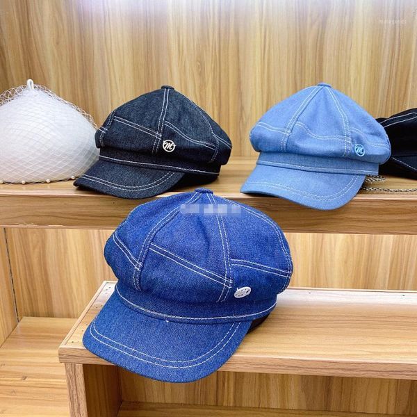 202009-yy soft denim line splicing complex workmanship leisure octagonal hat men women visors cap1, Blue;gray
202009-yy soft denim line splicing complex workmanship leisure octagonal hat men women visors cap1, Blue;gray