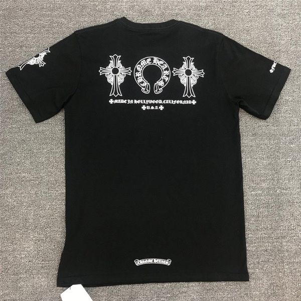hip hop fashion brand new couple short sleeve t-shirt crosin cross print star, Black
hip hop fashion brand new couple short sleeve t-shirt crosin cross print star, Black