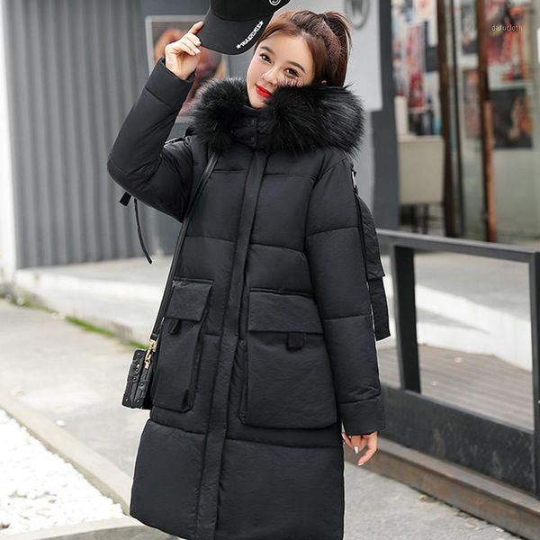 parka women winter jacket long cotton padded fur hooded jackets women thick warm parkas women's overcoat coat1, Black
parka women winter jacket long cotton padded fur hooded jackets women thick warm parkas women's overcoat coat1, Black