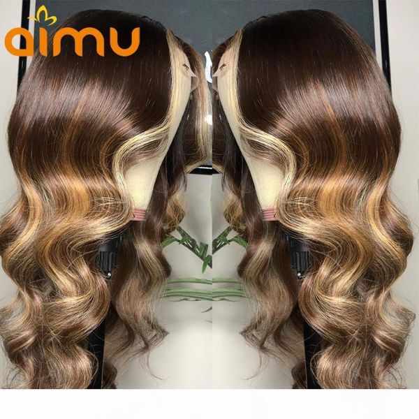 wavy ombre honey blonde highlight 27 brazilian lace part human hair wigs hd transparent lace frontal wigs glueless body wave, Black;brown
wavy ombre honey blonde highlight 27 brazilian lace part human hair wigs hd transparent lace frontal wigs glueless body wave, Black;brown