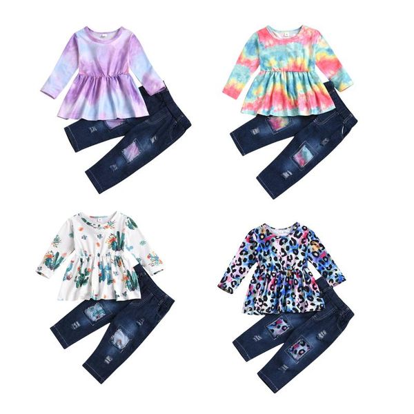 clothing sets baby & children's 1-6y fall autumn spring girl long sleeve leopard print denim pants clothes outfits child set, White
clothing sets baby & children's 1-6y fall autumn spring girl long sleeve leopard print denim pants clothes outfits child set, White