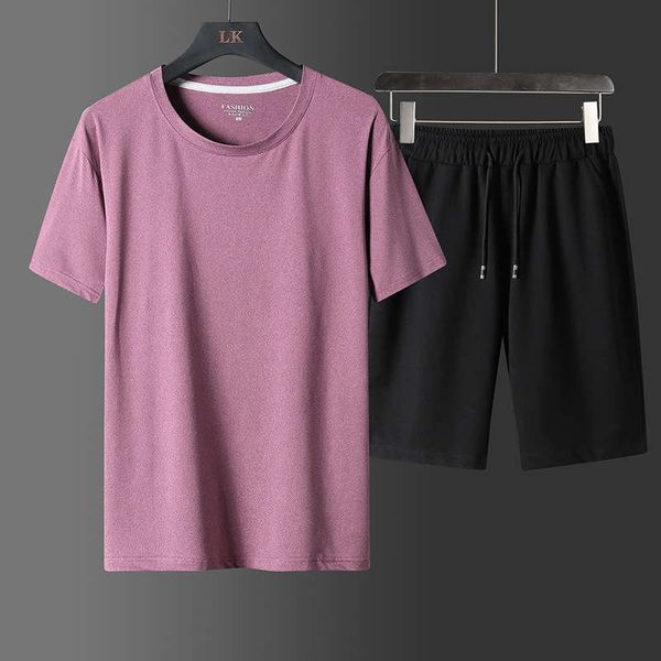 special price - summer new ice silk short sleeve casual fashiondermatological friendly breathable men's sports suit, Gray
special price - summer new ice silk short sleeve casual fashiondermatological friendly breathable men's sports suit, Gray