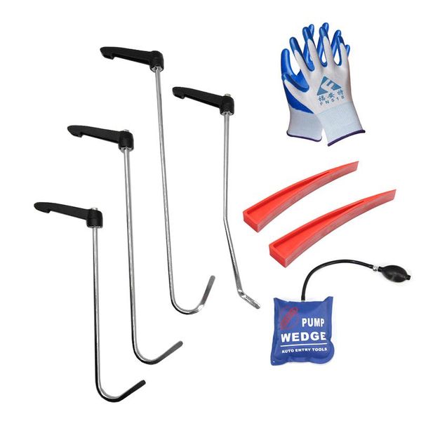 professional hand tool sets adjustable car repair hook handle spring steel rod tools dent removal airbag with red wedge gloves
professional hand tool sets adjustable car repair hook handle spring steel rod tools dent removal airbag with red wedge gloves