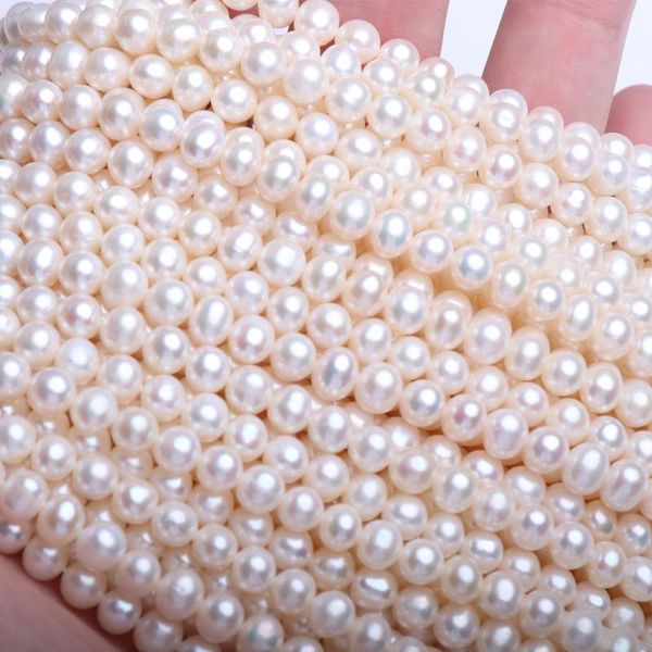 chains freshwater pearl necklace round shape with size 5-6mm perfect luster for jewelry diy loose strands, Silver
chains freshwater pearl necklace round shape with size 5-6mm perfect luster for jewelry diy loose strands, Silver