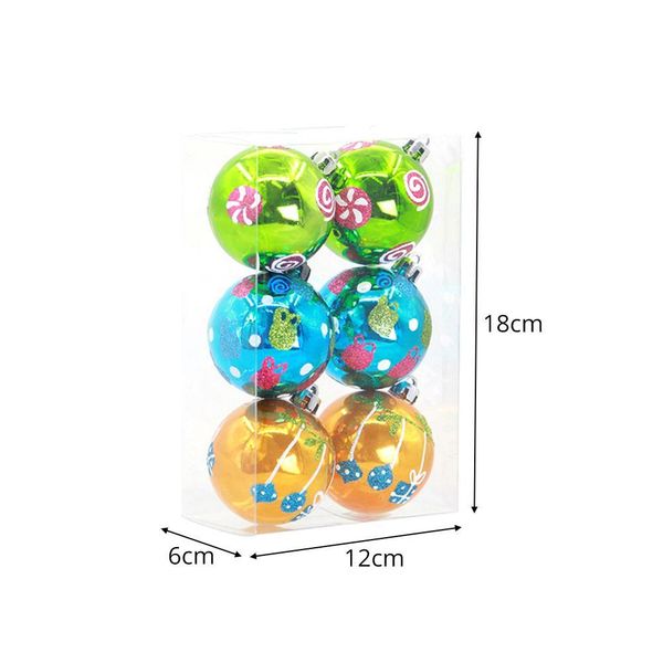 6pcs 6cm painted christmas balls christmas tree decoration shopping mall window decor bauble xmas ball hanging ornaments pendant wmtdgl
6pcs 6cm painted christmas balls christmas tree decoration shopping mall window decor bauble xmas ball hanging ornaments pendant wmtdgl