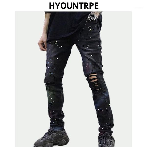 fashion destroyed ripped holes denim jeans graffiti printed streetwear hip hop taped jeans slim fit black denim pants new jogger1, Blue
fashion destroyed ripped holes denim jeans graffiti printed streetwear hip hop taped jeans slim fit black denim pants new jogger1, Blue