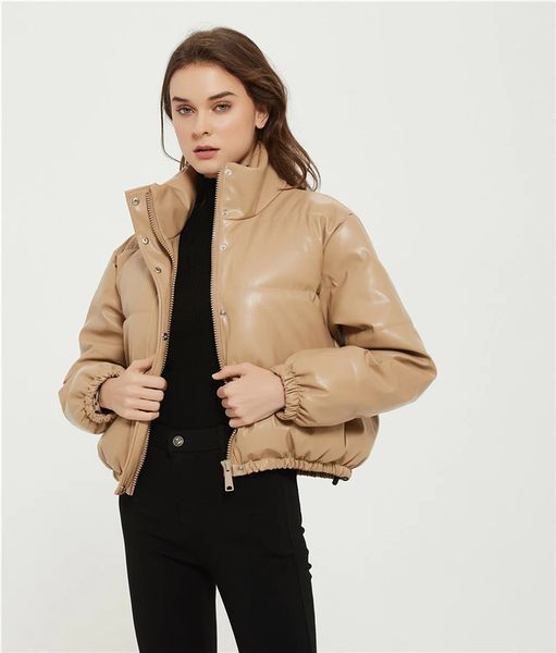women's down & parkas winter waterproof women oversized faux leather short bread parka jacket padded coat ladies warm eco-leather outer, Black
women's down & parkas winter waterproof women oversized faux leather short bread parka jacket padded coat ladies warm eco-leather outer, Black