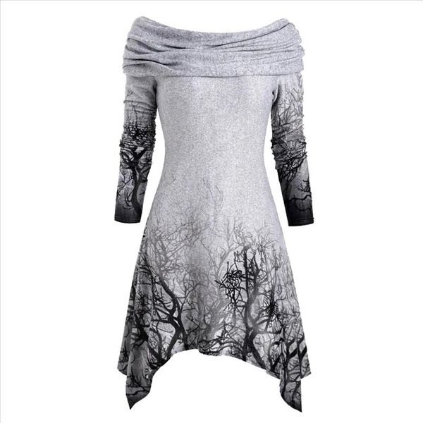 blouse women shirt women halloween tree print convertible collar asymmetrical knitwear cloak z4, White
blouse women shirt women halloween tree print convertible collar asymmetrical knitwear cloak z4, White