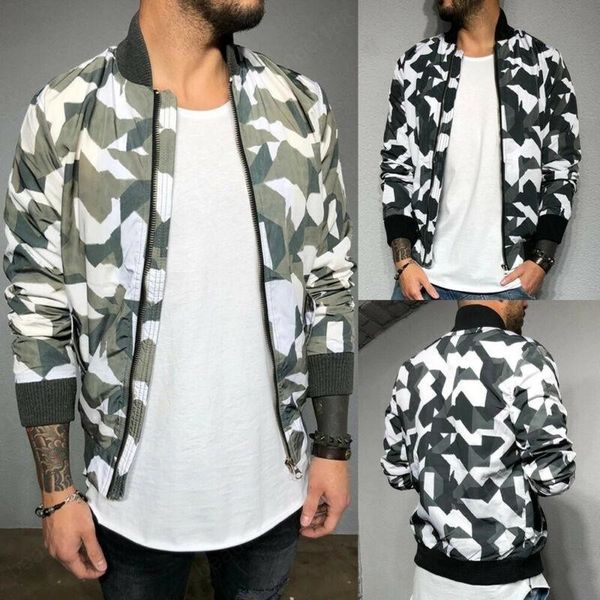 men new winter autumn casual camouflage coat jacket trench outwear zip up bomber jacket male baseball coat, Black;brown
men new winter autumn casual camouflage coat jacket trench outwear zip up bomber jacket male baseball coat, Black;brown