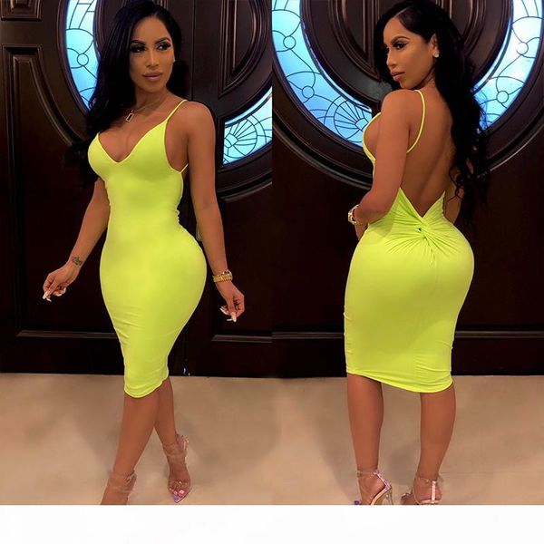 women backless dresses solid color sleeveless skirt fashion bodycon dress night club clothing spaghetti strap dress 2185, Black;gray
women backless dresses solid color sleeveless skirt fashion bodycon dress night club clothing spaghetti strap dress 2185, Black;gray