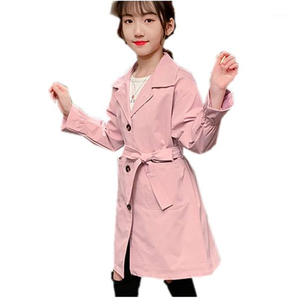 coat brief style teenage girl long trench with belt spring autumn children jacket for girls slim casual outerwear size 4-14 year1, Blue;gray
coat brief style teenage girl long trench with belt spring autumn children jacket for girls slim casual outerwear size 4-14 year1, Blue;gray