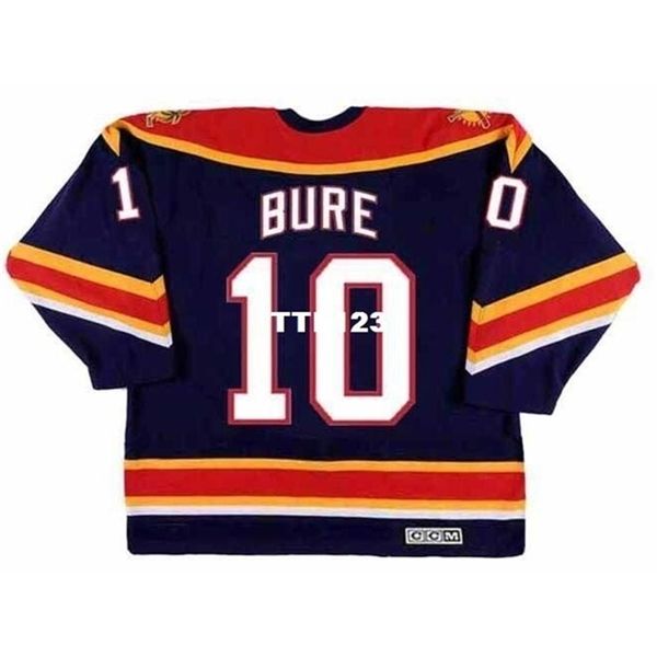 real men real full embroidery #10 pavel bure florida panthers 1999 ccm vintage hockey jersey or custom any name or number jersey, Black 
real men real full embroidery #10 pavel bure florida panthers 1999 ccm vintage hockey jersey or custom any name or number jersey, Black