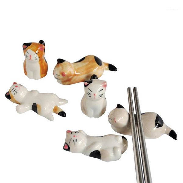 chopsticks 3pcs japanese style ceramic holder stand cute cat design chopstick rack pillow care rest kitchen art craft tableware1
chopsticks 3pcs japanese style ceramic holder stand cute cat design chopstick rack pillow care rest kitchen art craft tableware1